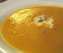 Zuppa di zucca cremosa