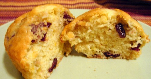 Muffin al Limone e ai Mirtilli Rossi - Ricette Vegetariane